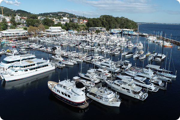 Water parking at marina